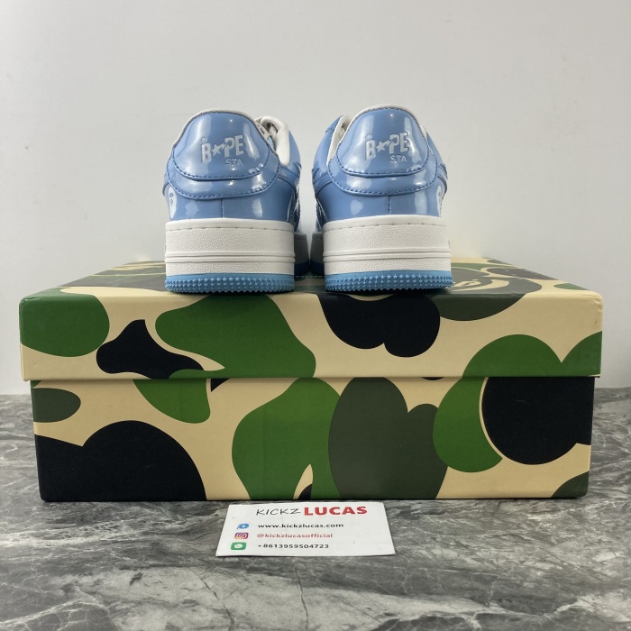 A Bathing Ape Bape Sta Low Blue MK221021-5