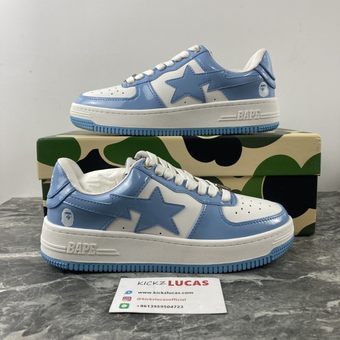 A Bathing Ape Bape Sta Low Blue MK221021-5