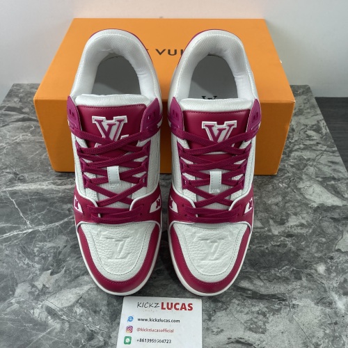 Men L*ouis V*uitton Top Sneaker Trainer Blue White 221022
