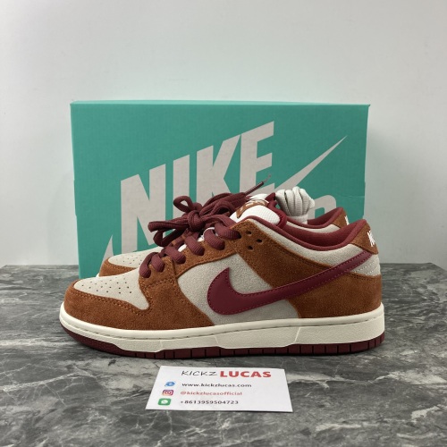 SB Dunk Low Pro Dark Russet Cedar BQ6817-202