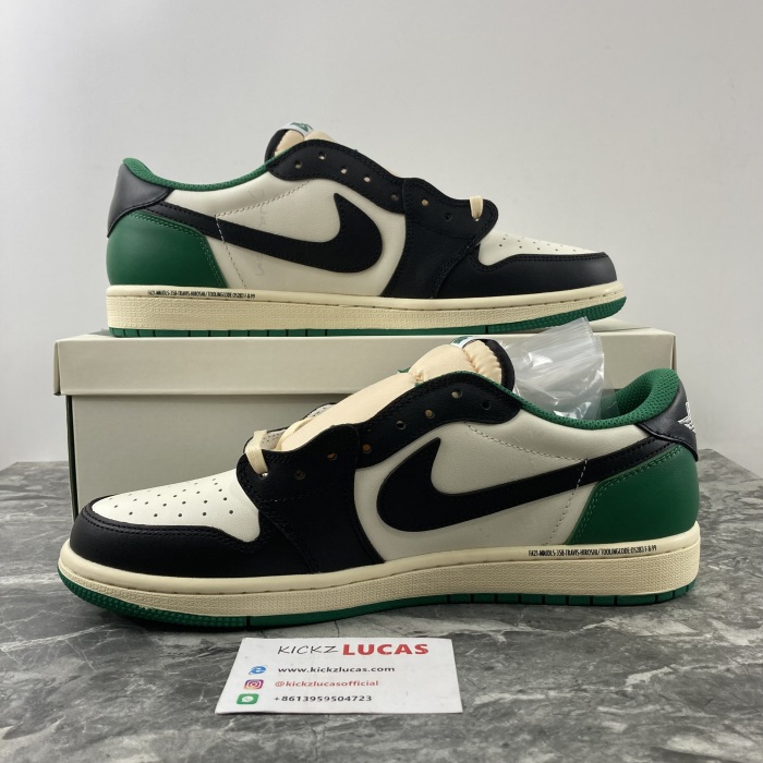 Air Jordan 1 Low Travis Scott Green white