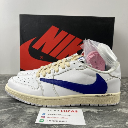 Air Jordan 1 Low Travis Scott White Blue