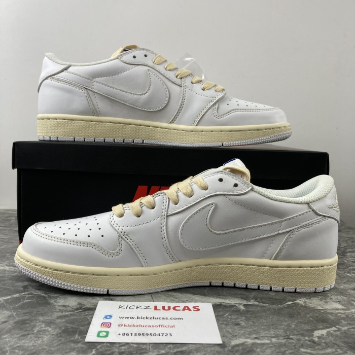 Air Jordan 1 Low Travis Scott White Blue