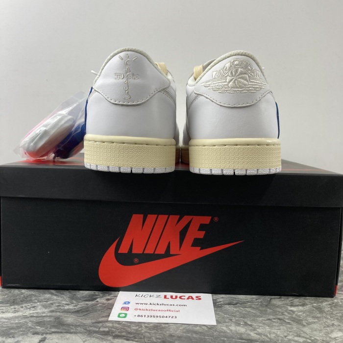 Air Jordan 1 Low Travis Scott White Blue