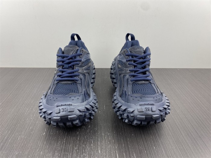 Men Women B*alenciaga Top Sneaker Defender navy