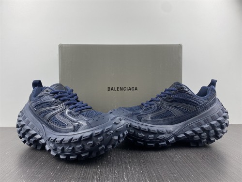 Men Women B*alenciaga Top Sneaker Defender navy