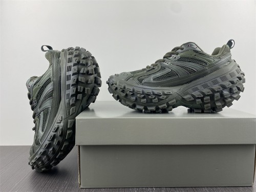 Men Women B*alenciaga Top Sneaker Defender Green