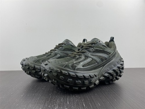 Men Women B*alenciaga Top Sneaker Defender Green