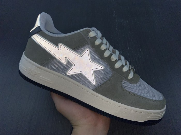 A Bathing Ape Bape SK8 Sta Green Grey