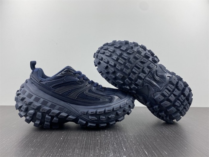 Men Women B*alenciaga Top Sneaker Defender navy