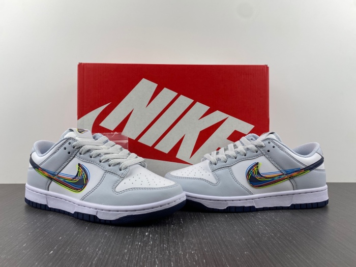 Dunk Low 3D Swoosh  DV6482-100