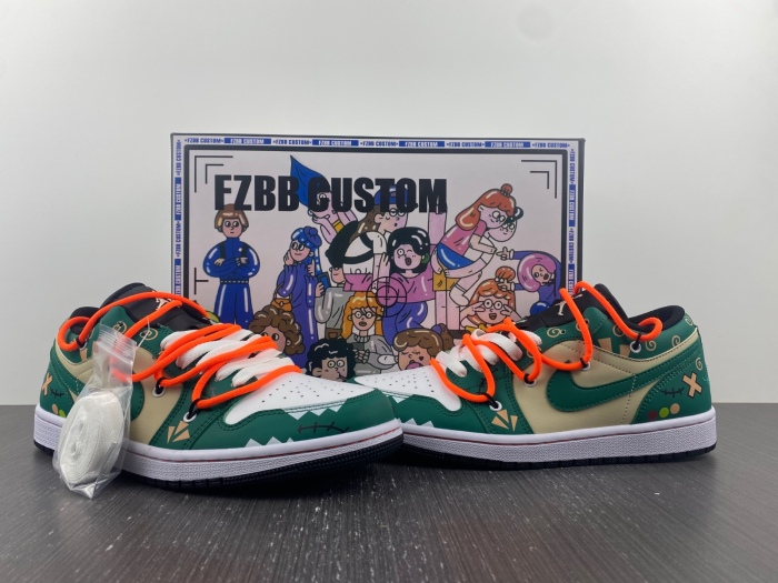 Jordan 1 Custom Green MK221112-9