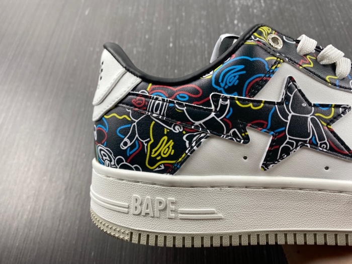 A Bathing Ape Bape Sta Medicom Toy Bearbrick Camo Black  1H73191913-BLK