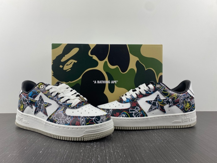 A Bathing Ape Bape Sta Medicom Toy Bearbrick Camo Black  1H73191913-BLK