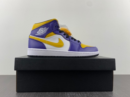 Jordan 1 Mid Lakers  DQ8426-517
