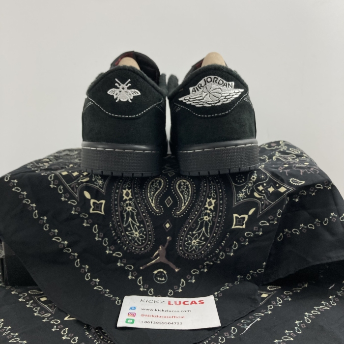 Air Jordan 1 Retro Low OG SP Travis Scott Black Phantom  DM7866-001