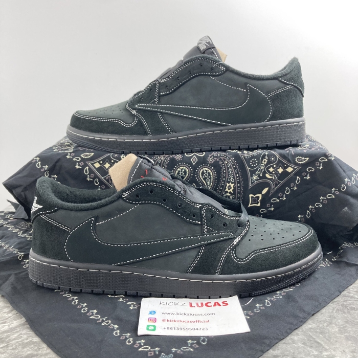 Air Jordan 1 Retro Low OG SP Travis Scott Black Phantom  DM7866-001