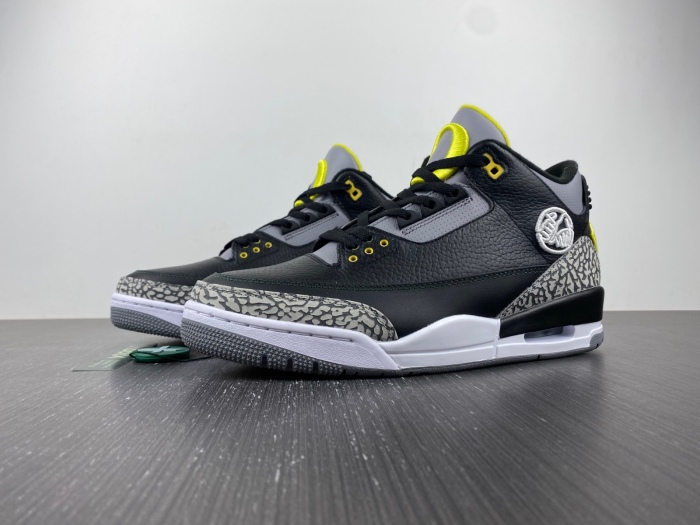 Air Jordan 3 Retro Oregon Ducks Pit Crew Black  HO11-MNJDLS-5