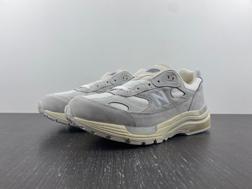 New Balance 992 White Silver  M992MD
