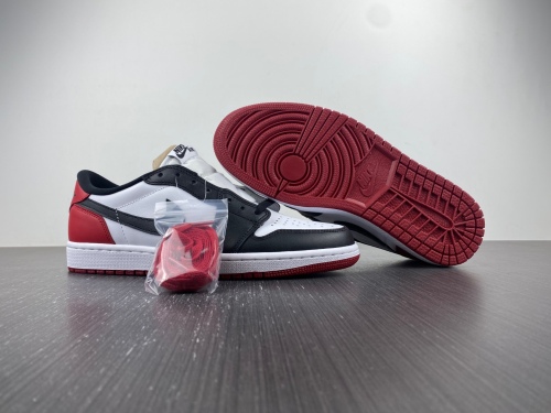 Air Jordan 1 Low Retro Black Toe 555088-125