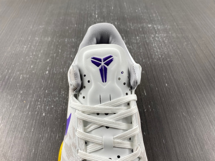 Kobe 8 white yellow purple 555035-101