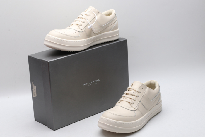 Men Women R*ick O*wens LOW Leather Top Sneaker KK221230