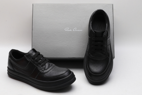 Men Women R*ick O*wens LOW Leather Top Sneaker KK221230-9