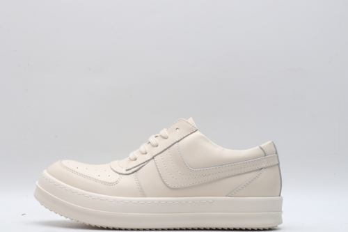 Men Women R*ick O*wens LOW Leather Top Sneaker KK221230