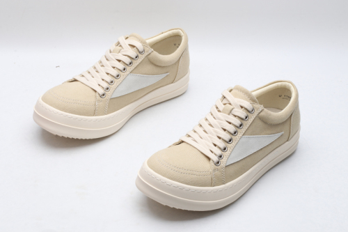 Men Women R*ick O*wens LOW Canvas Top Sneaker KK221230-1