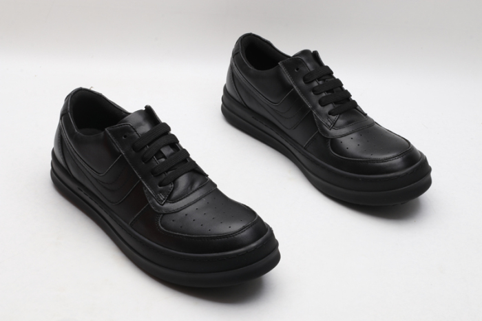 Men Women R*ick O*wens LOW Leather Top Sneaker KK221230-9
