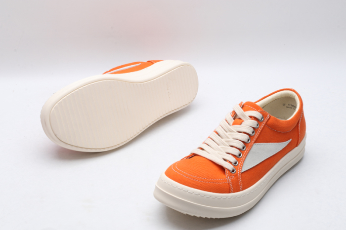Men Women R*ick O*wens LOW Canvas Top Sneaker KK221230-2