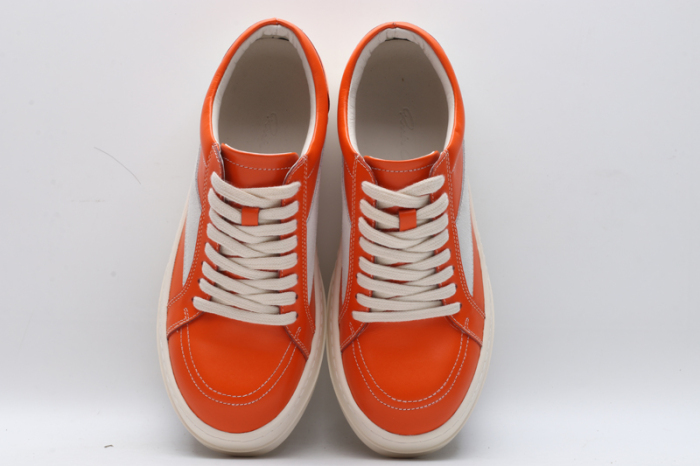 Men Women R*ick O*wens LOW Leather Top Sneaker KK221230-7