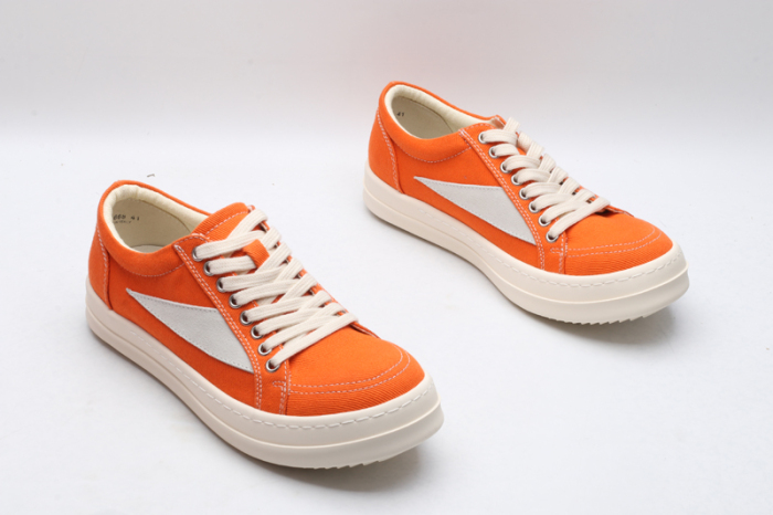 Men Women R*ick O*wens LOW Canvas Top Sneaker KK221230-2