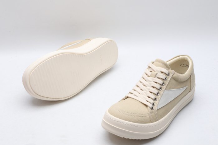 Men Women R*ick O*wens LOW Canvas Top Sneaker KK221230-1