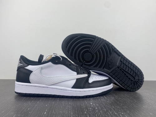 Air Jordan 1 Low Travis Scott Black White