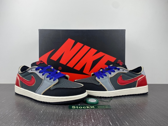 Air Jordan 1 Low AJ 1 Smoke red DV0982-006
