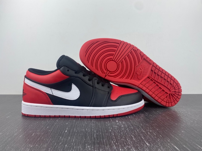 Air Jordan 1 Low Alternate Bred Toe 553558-066