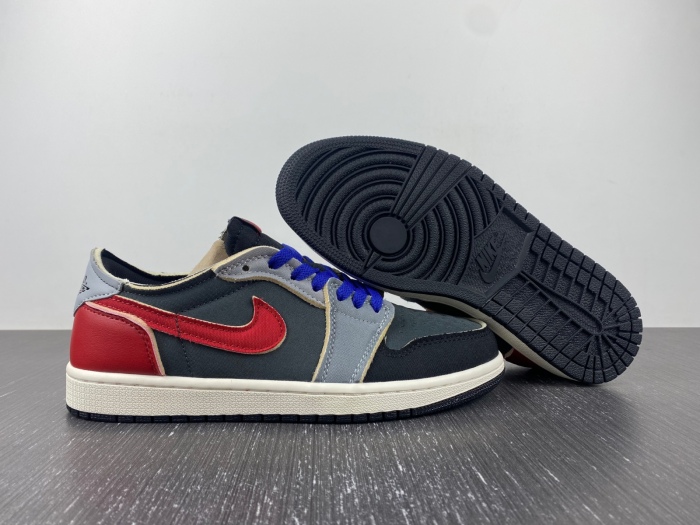 Air Jordan 1 Low AJ 1 Smoke red DV0982-006