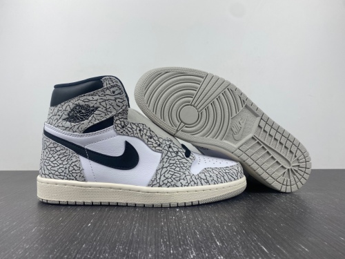 Air Jordan 1 Retro High OG White Cement  Style DZ5485-052