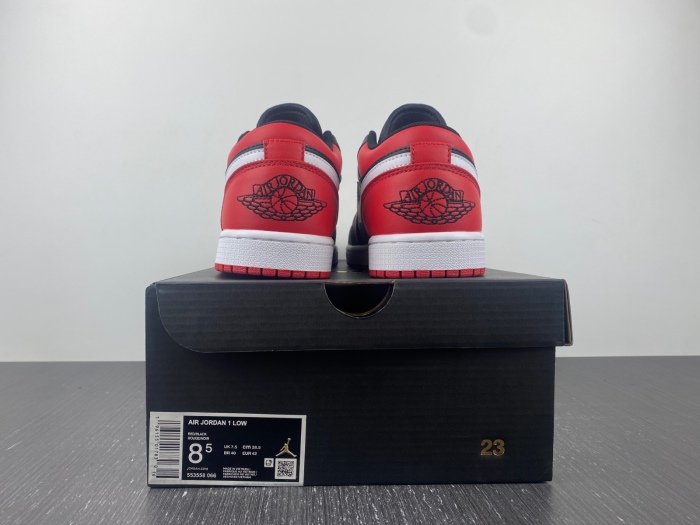 Air Jordan 1 Low Alternate Bred Toe 553558-066