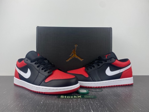 Air Jordan 1 Low Alternate Bred Toe 553558-066