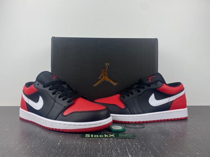 Air Jordan 1 Low Alternate Bred Toe 553558-066