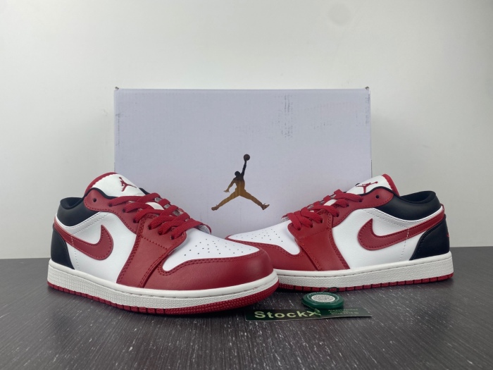 Air Jordan 1 Low Reverse Black Toe  DC0774-160