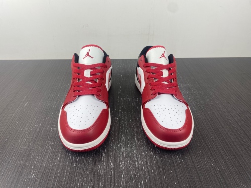 Air Jordan 1 Low Reverse Black Toe  DC0774-160