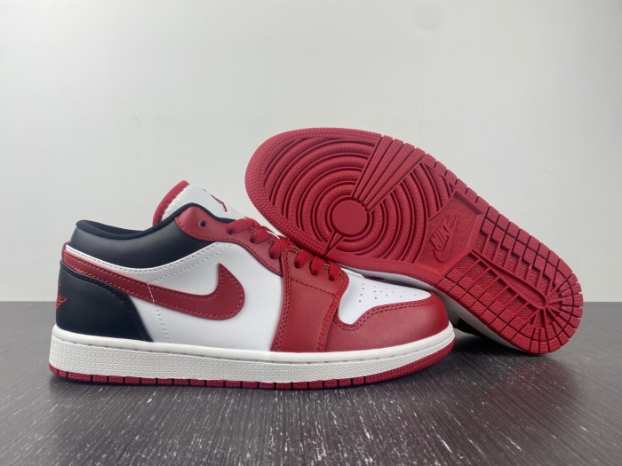 Air Jordan 1 Low Reverse Black Toe  DC0774-160