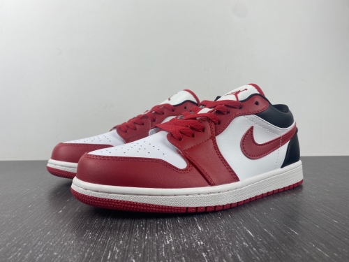 Air Jordan 1 Low Reverse Black Toe  DC0774-160