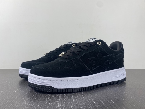 A Bathing Ape Bape Sta Black Suede  1H70-191-004