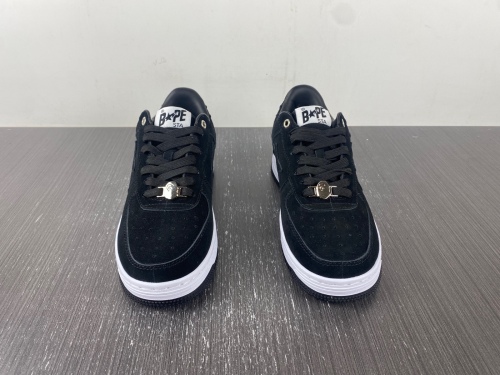 A Bathing Ape Bape Sta Black Suede  1H70-191-004