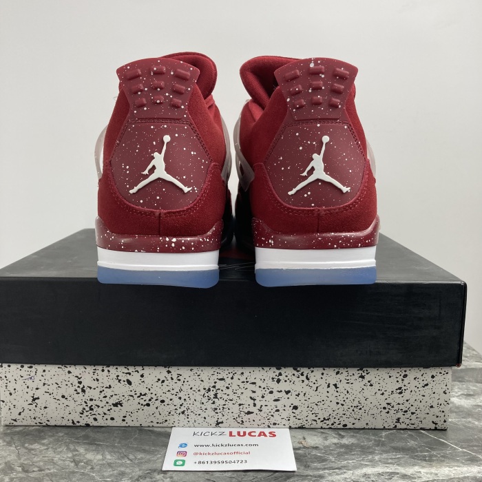 Air Jordan 4 Retro Oklahoma Sooners PE  SU18 MNJDLS 731 LN3