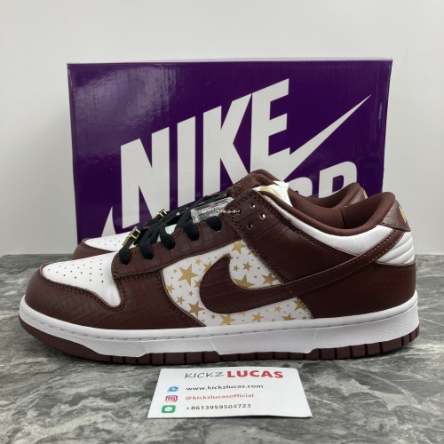 SB Dunk Low Supreme Stars Barkroot Brown  DH3228-103